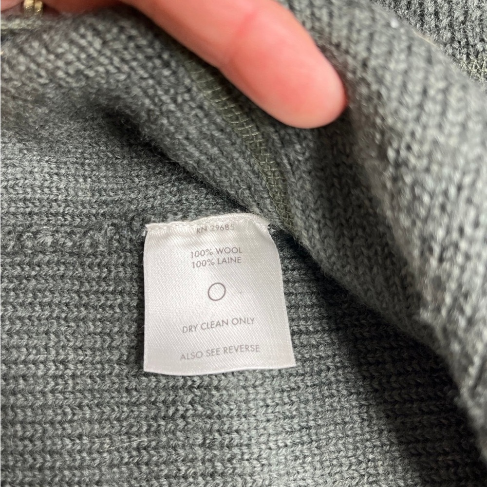 Pendleton Green Wool Cardigan with Button Closure - Picture 6 of 7